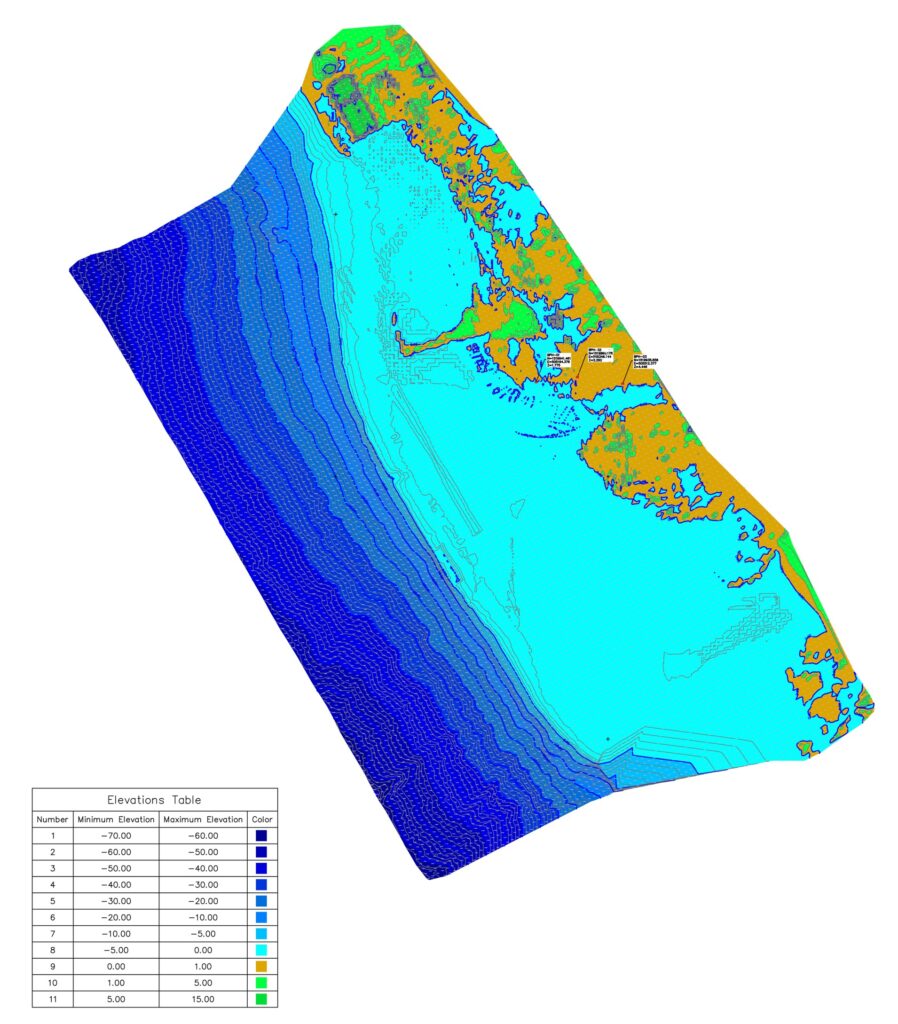 Bathymetric Map