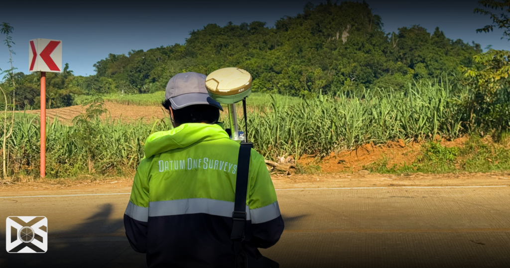Geodetic Engineer during Land Survey Operations
