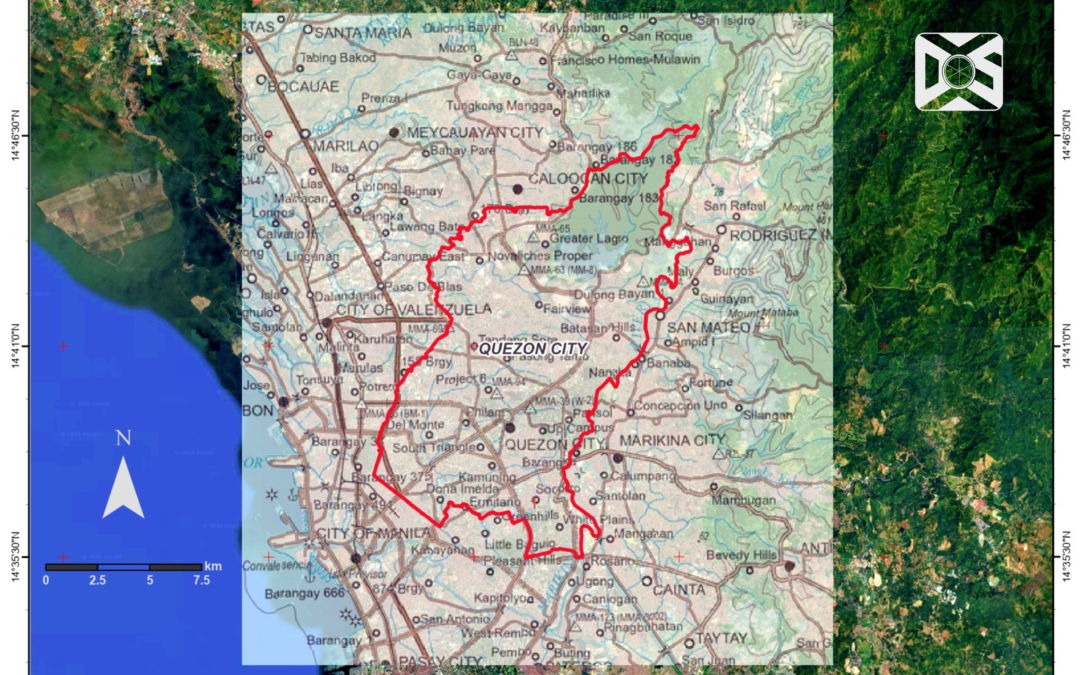 Georeferenced Map of Quezon City